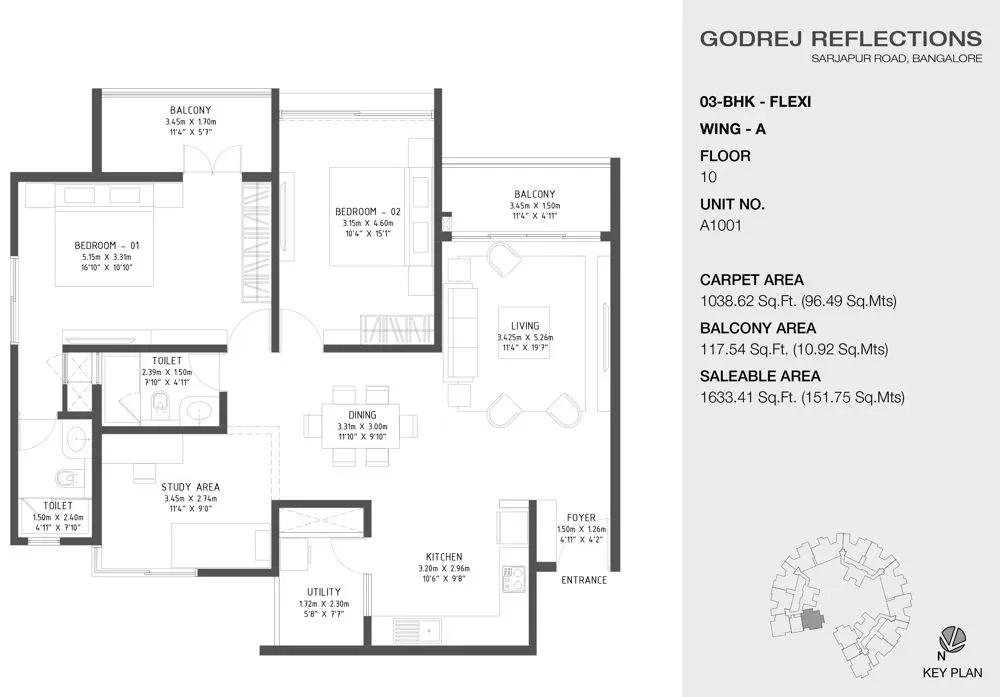 Godrej Reflections floor plan