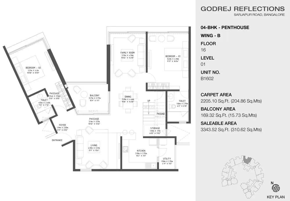 Godrej Reflections floor plan
