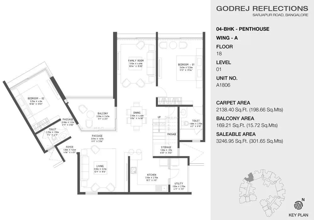 Godrej Reflections floor plan