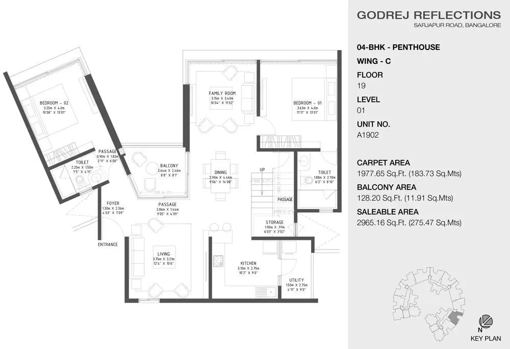Godrej Reflections floor plan
