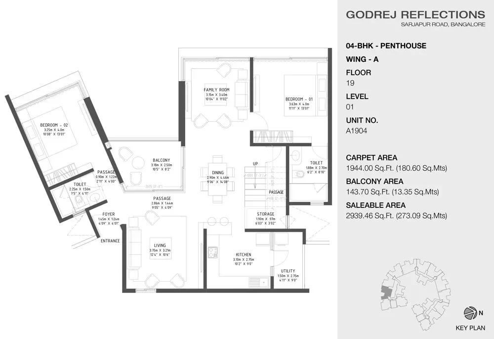Godrej Reflections floor plan