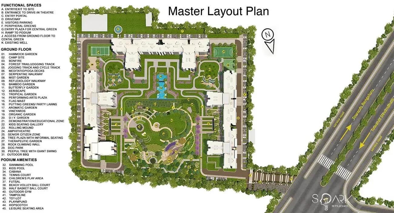 Godrej Royale Woods apartments master plan