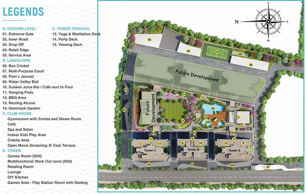 Godrej Serene apartments master plan