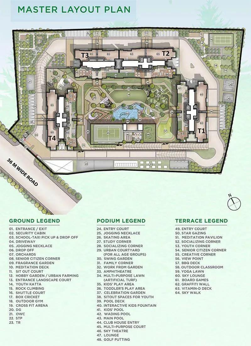 Godrej Woodsville apartments master plan
