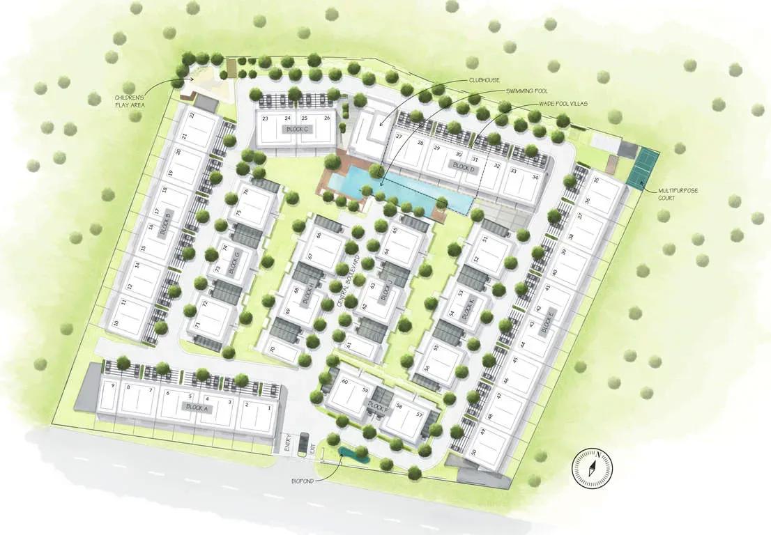 Goyal Alanoville villas master plan