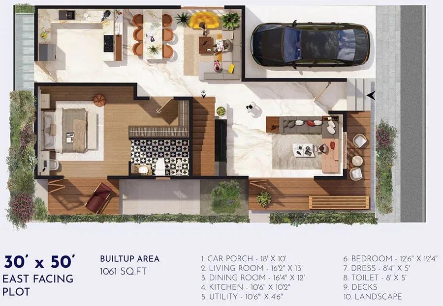 Guru Punvaanii Elegance Villas floor plan