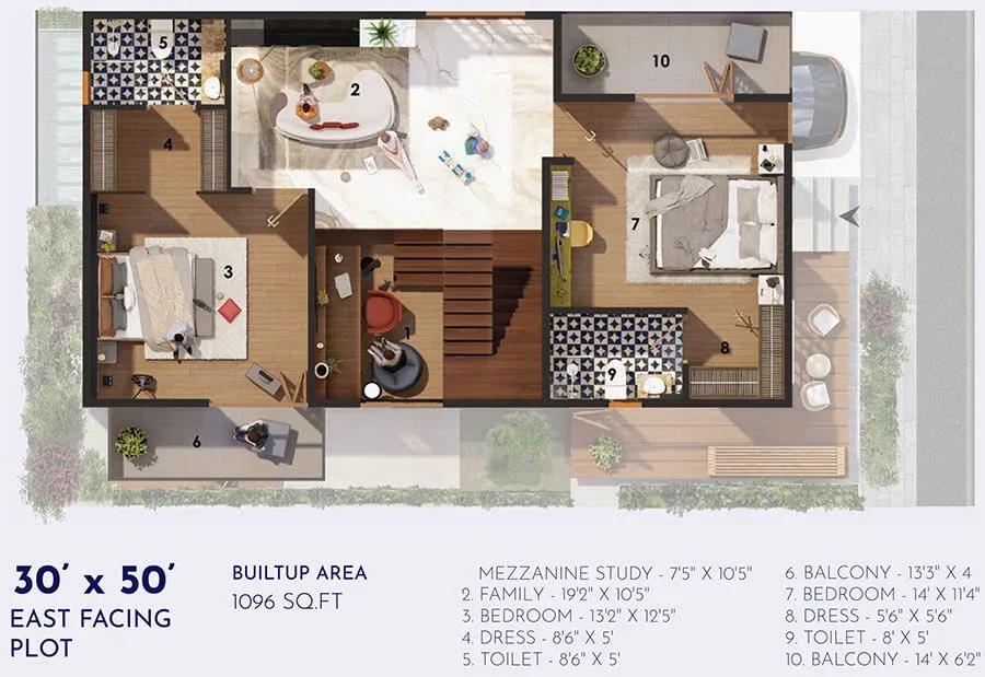 Guru Punvaanii Elegance Villas floor plan
