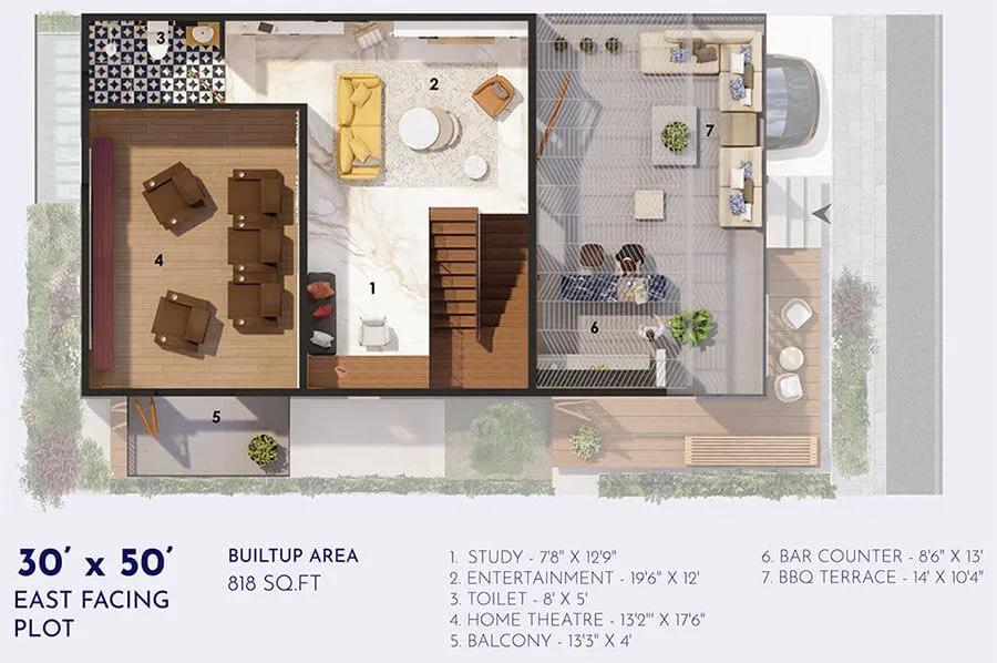 Guru Punvaanii Elegance Villas floor plan