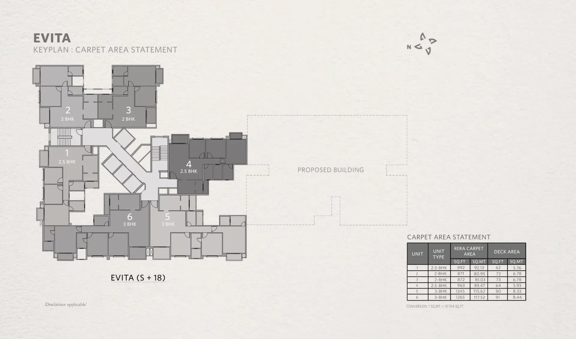 Hiranandani Evita apartments master plan