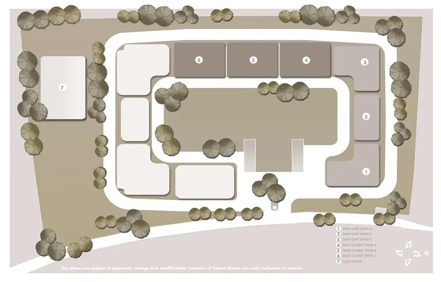 Hiranandani Glen Classic apartments master plan