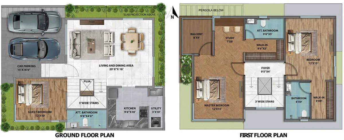 HPR Shades of Green Villas villas