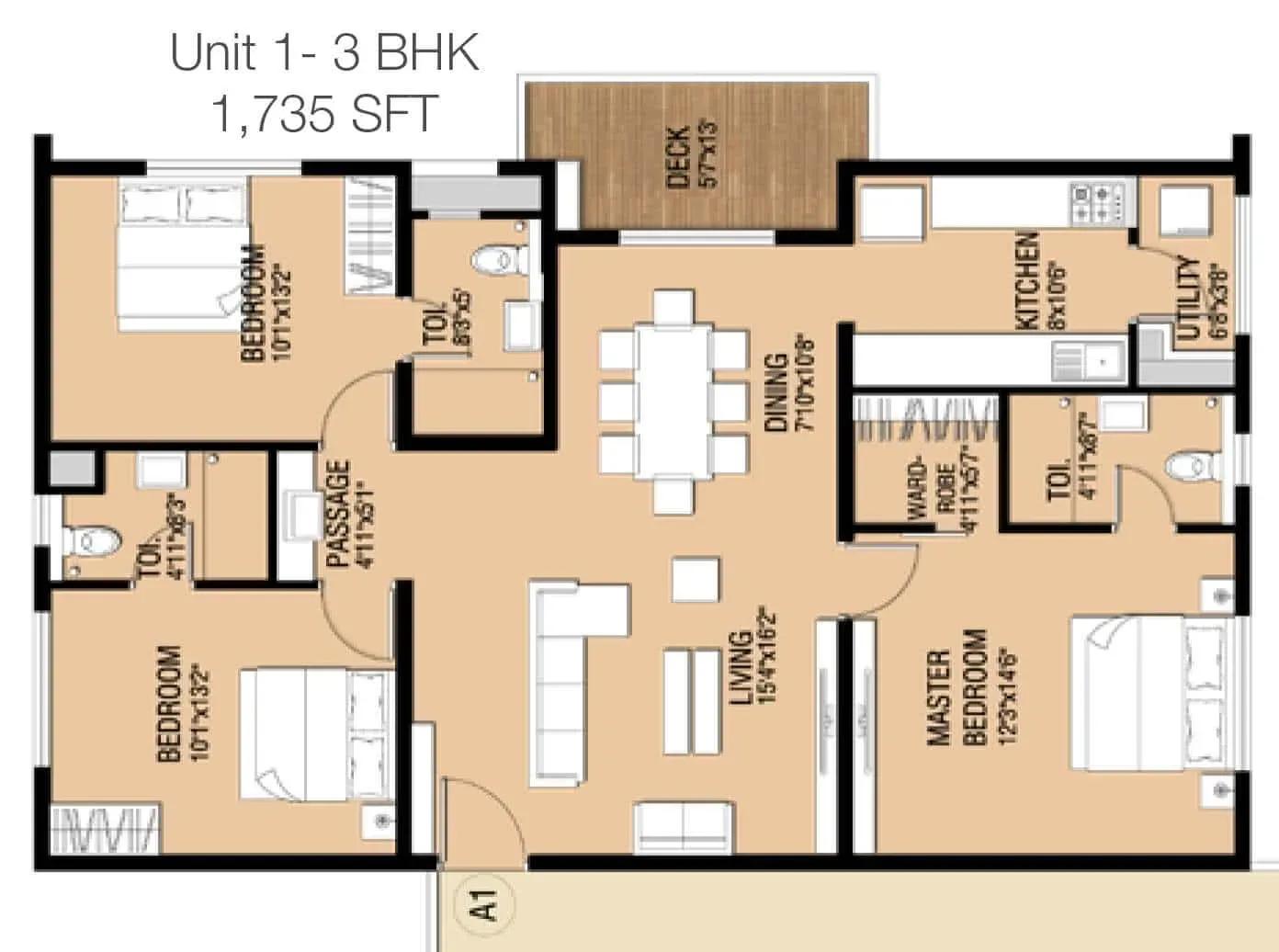 Incor One City apartments