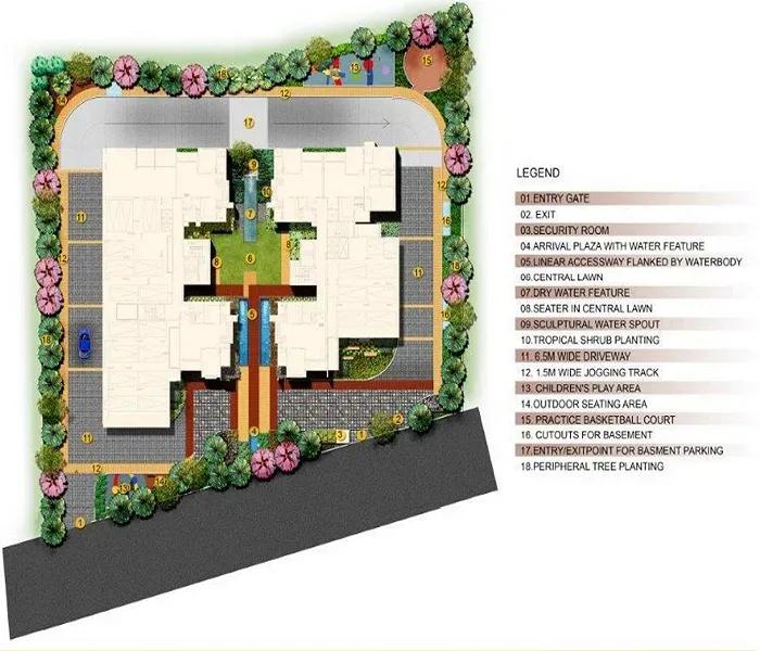 Kolte Patil 24K Grazio apartments master plan
