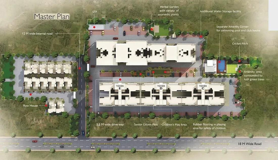Krisala 41 Estera apartments master plan