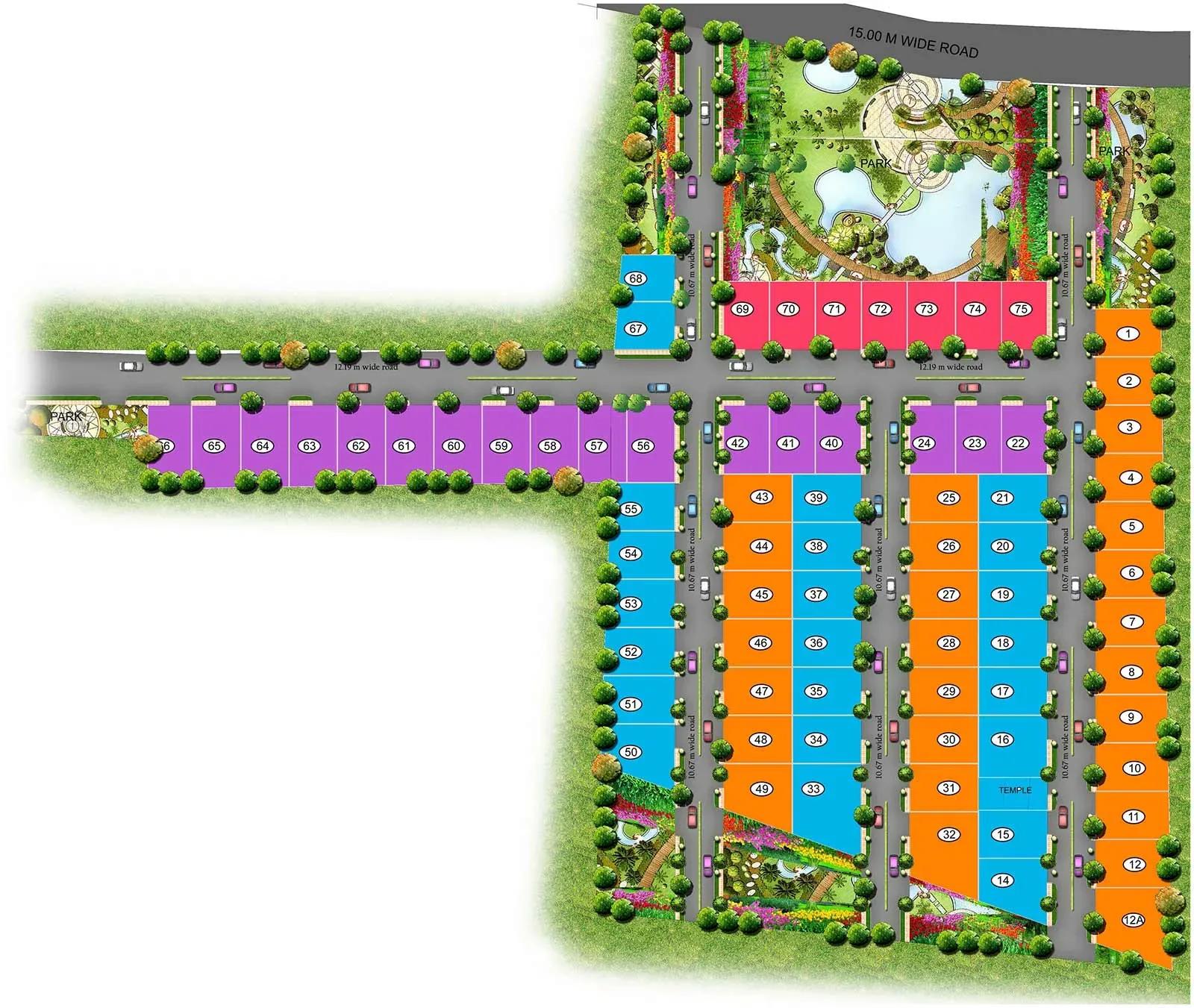 Krishna Northwoods master plan