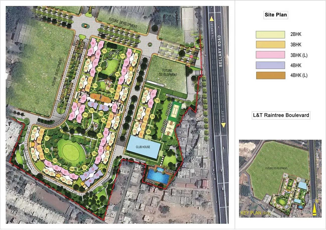 L&T Raintree Boulevard apartments master plan