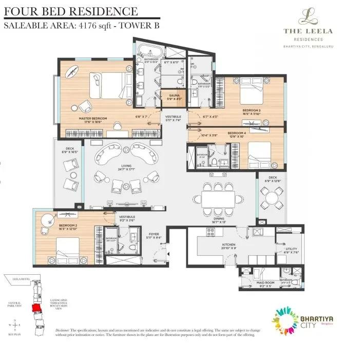 Leela Residences apartments