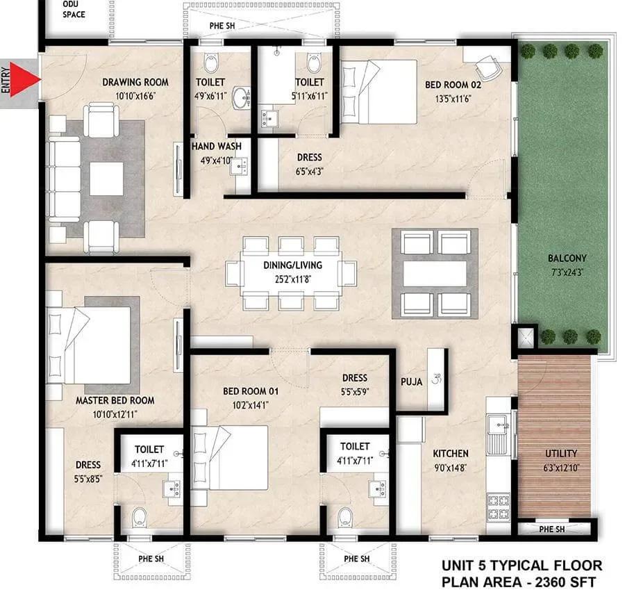 Mahaveer Crystal Garden apartments