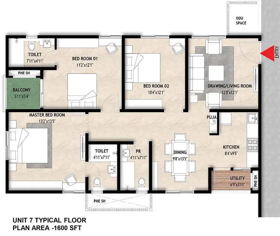 Mahaveer Crystal Garden apartments
