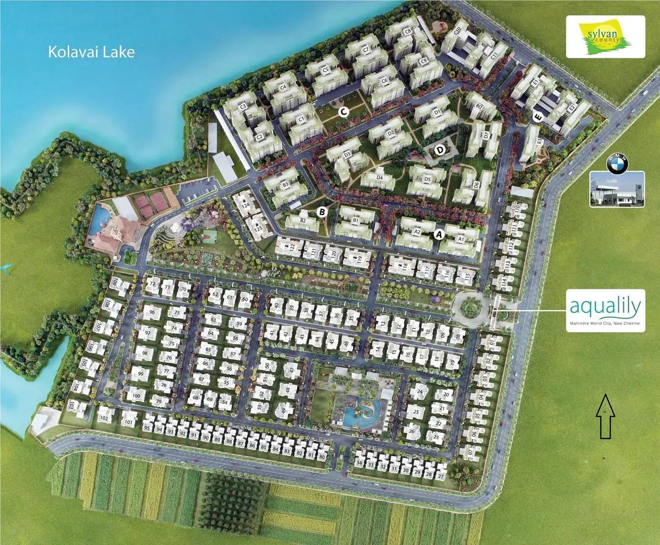 Mahindra World City Aqualily apartments