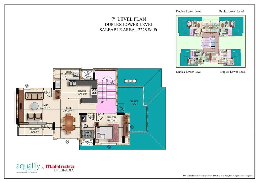 Mahindra World City Aqualily apartments
