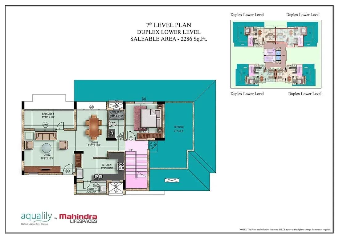 Mahindra World City Aqualily apartments