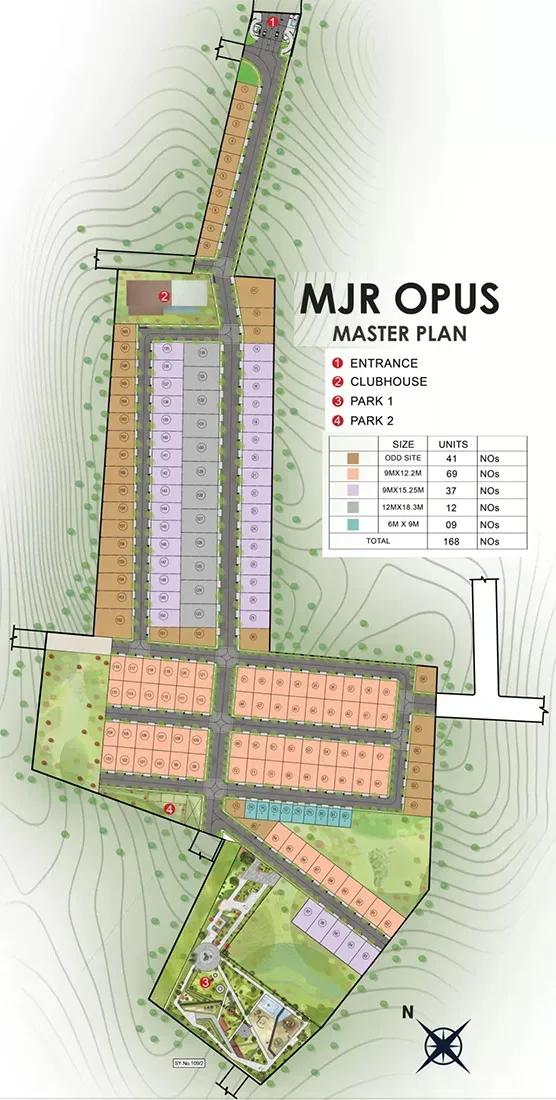MJR Opus Plots master plan