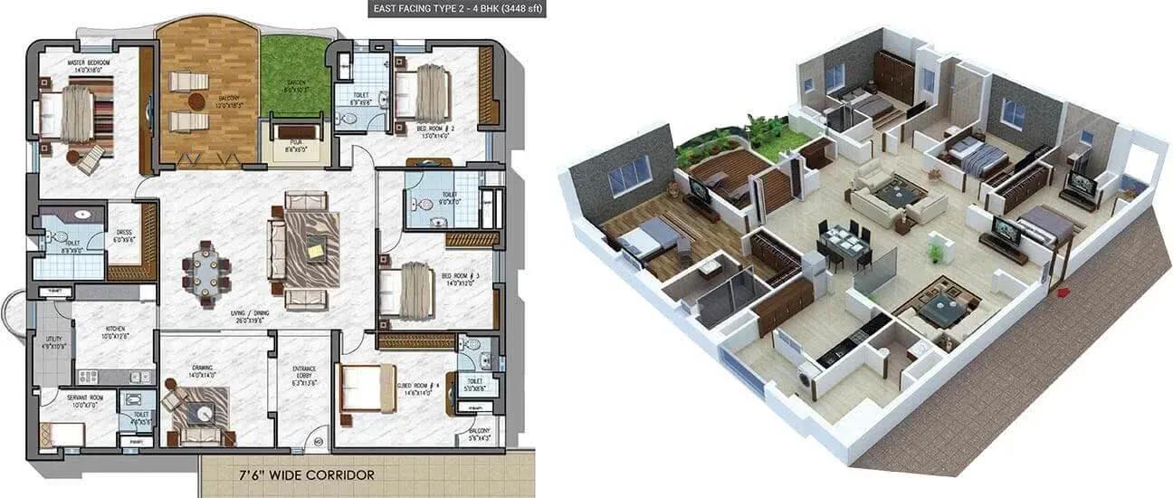 NCC Urban Gardenia apartments