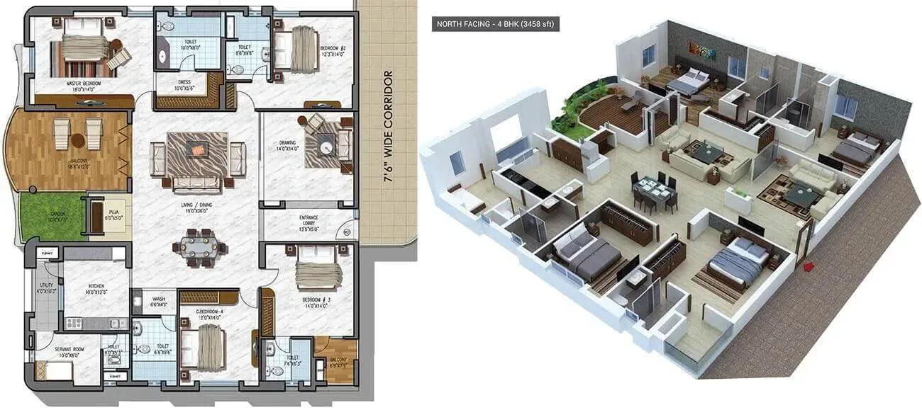 NCC Urban Gardenia apartments
