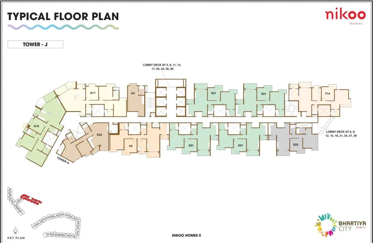Nikoo Homes Phase 2 apartments floor plan