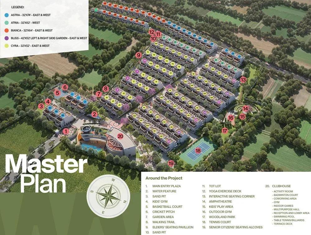 NVT A Wonderful World Villas villas master plan