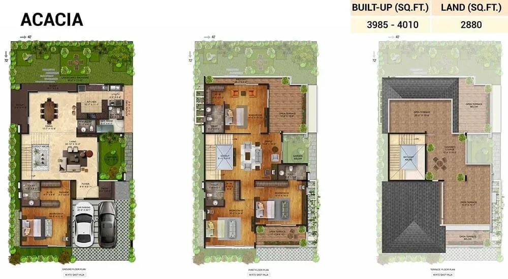 NVT Stopping by the Woods villas floor plan