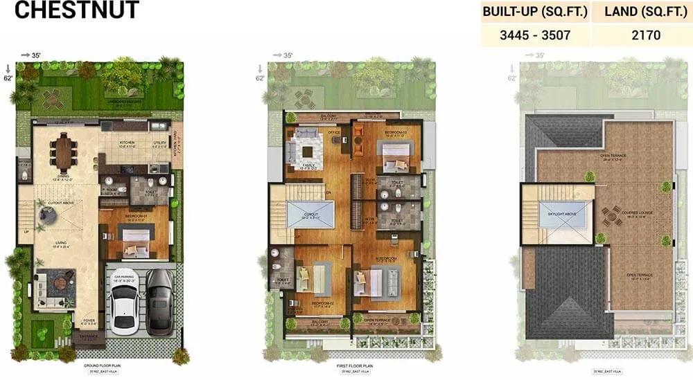 NVT Stopping by the Woods villas floor plan