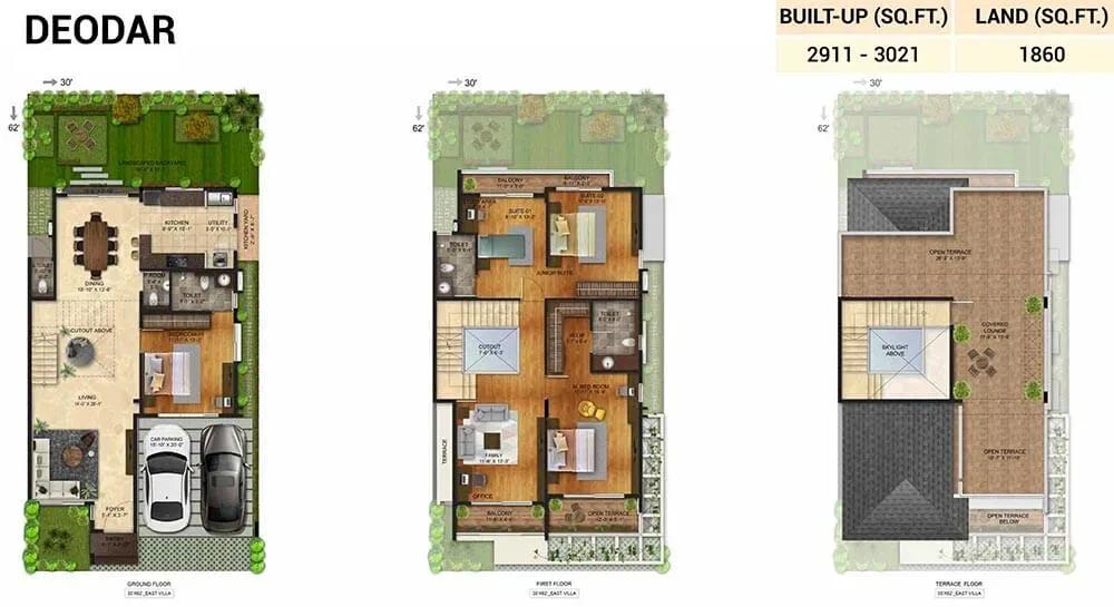 NVT Stopping by the Woods villas floor plan