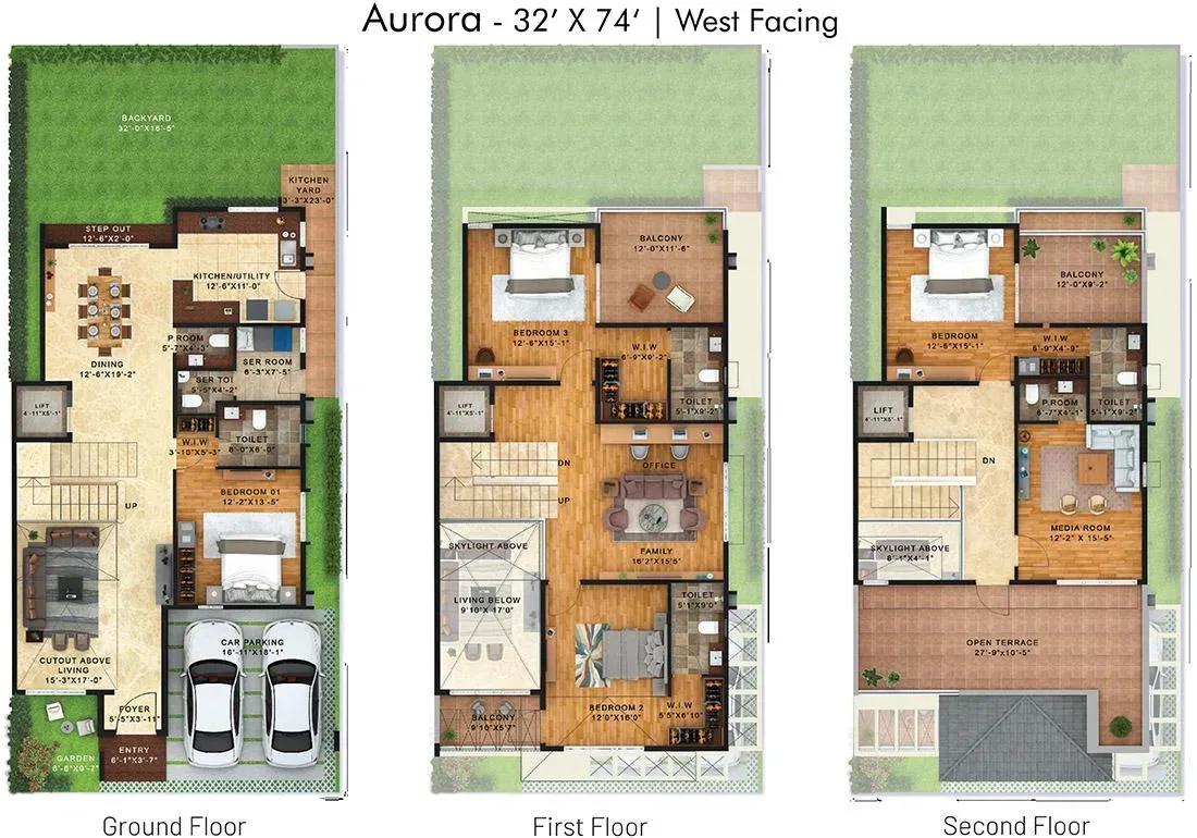 NVT Under The Open Sky villas floor plan
