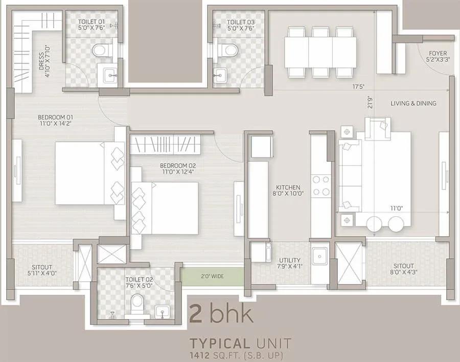 Orchid Salisbury floor plan