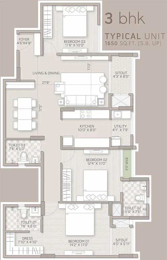 Orchid Salisbury floor plan