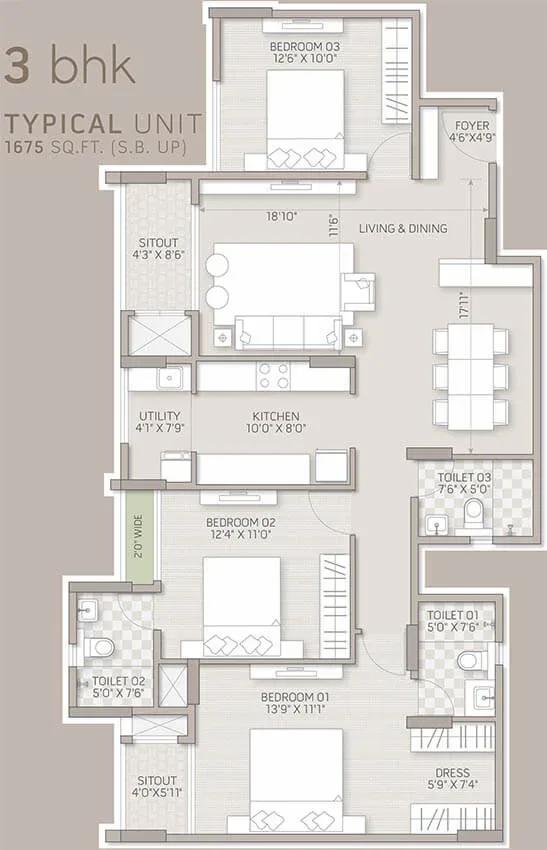 Orchid Salisbury floor plan