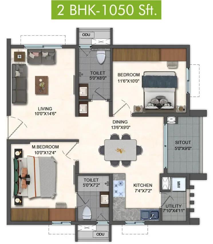 Pavani Mirabilia apartments