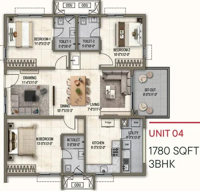 Poulomi Florique apartments