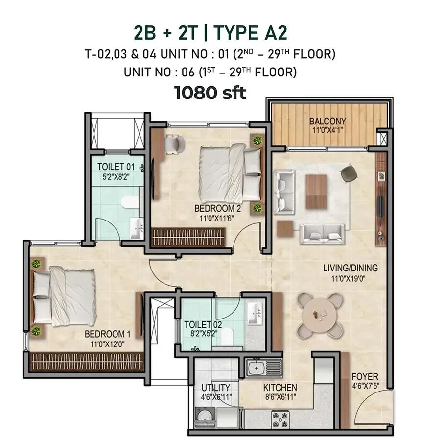 Prestige City apartments
