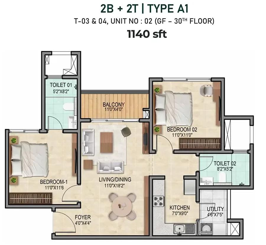 Prestige City apartments