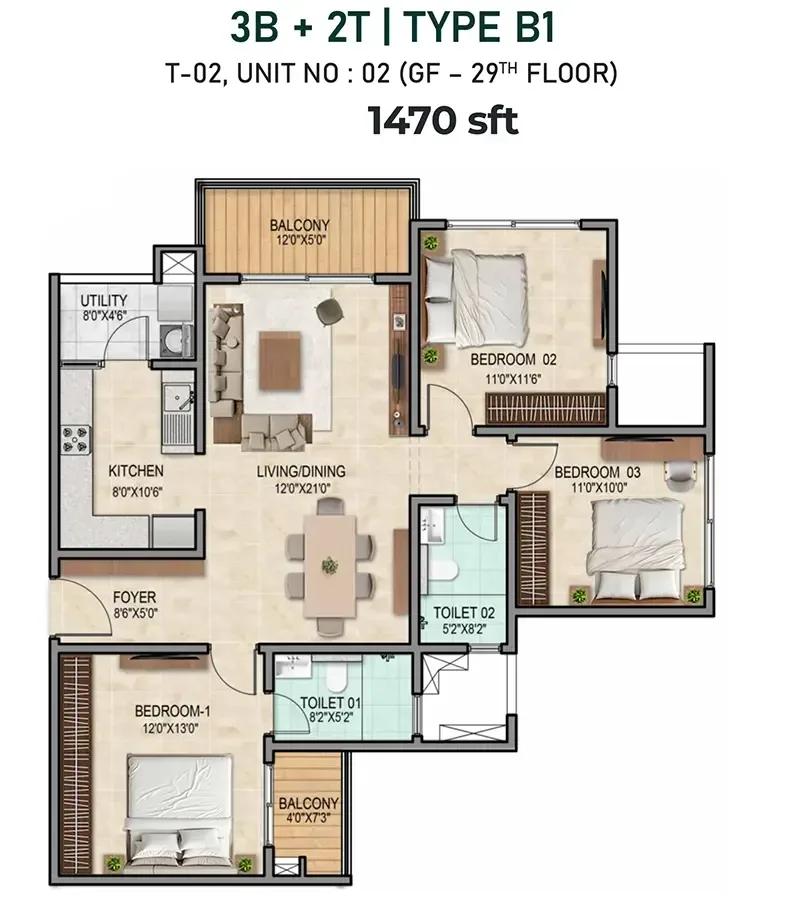Prestige City apartments