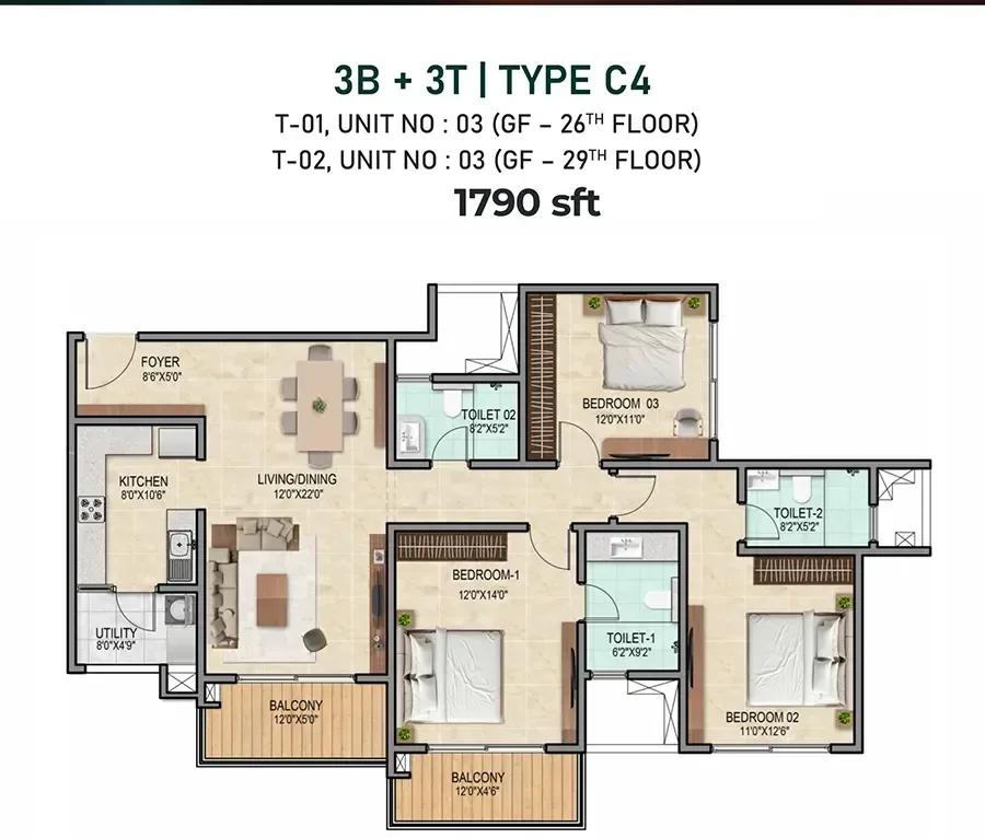 Prestige City apartments