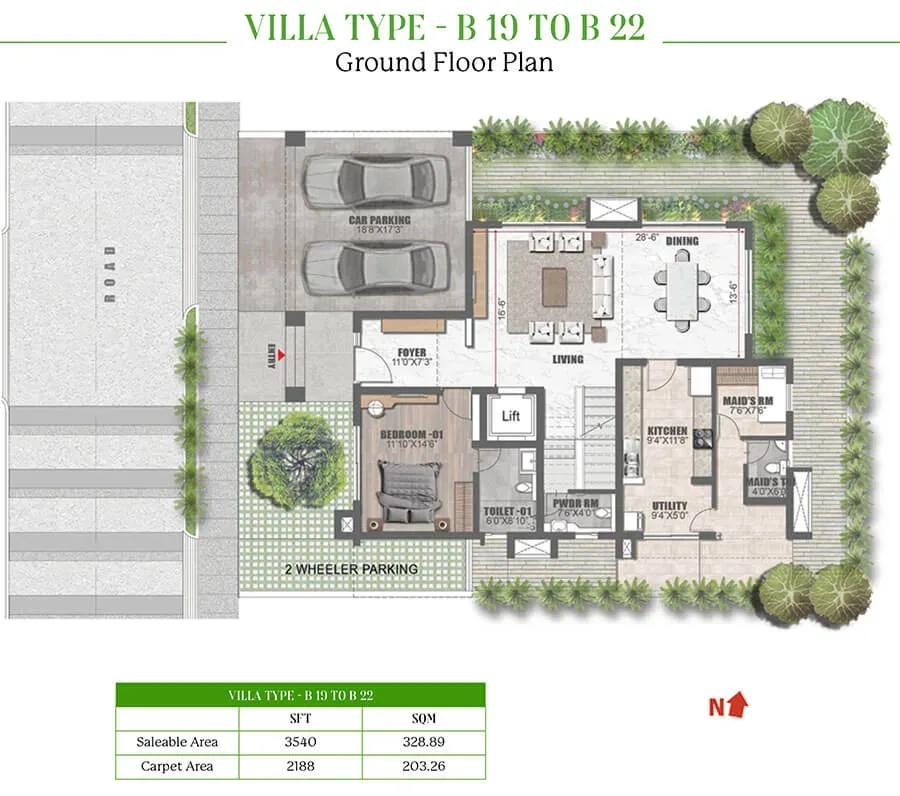 Prestige Dew Drops villas