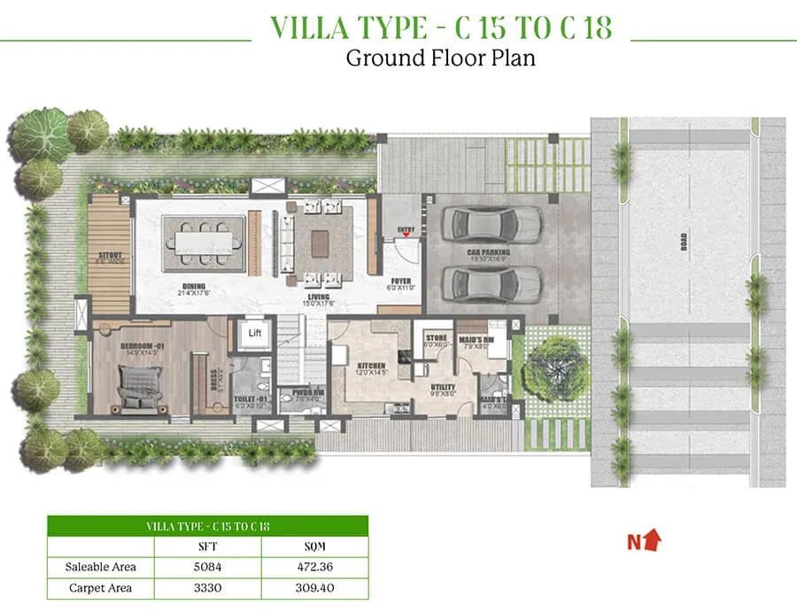 Prestige Dew Drops villas
