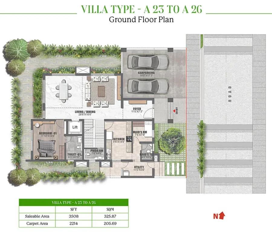 Prestige Dew Drops villas