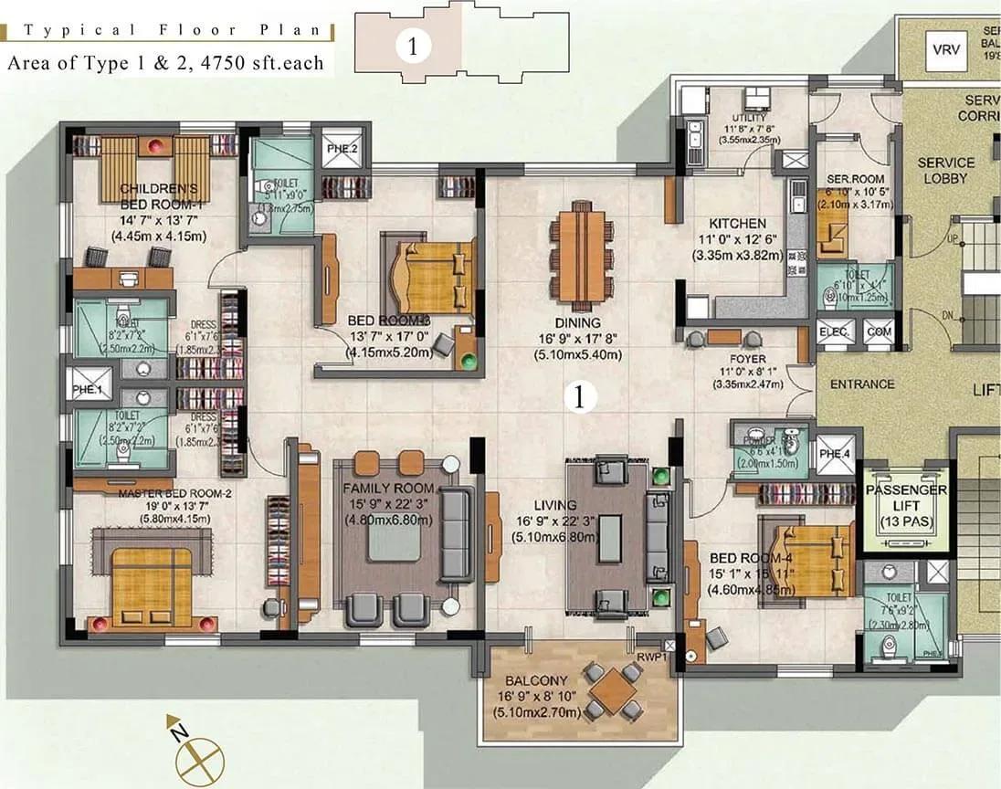 Prestige Edwardian apartments