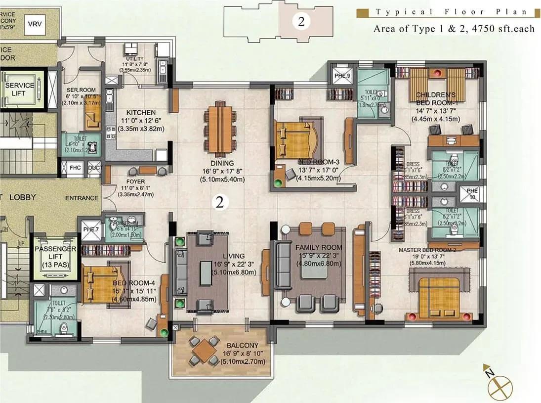 Prestige Edwardian apartments