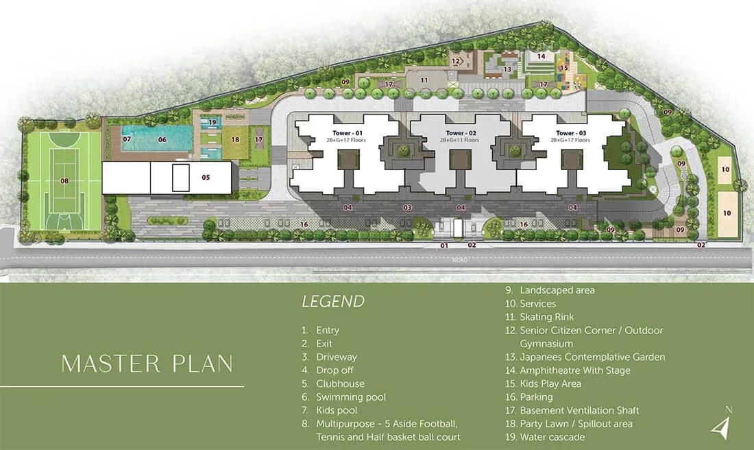 Prestige Elm Park master plan